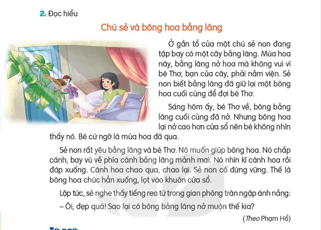 CHÚ SẺ VÀ BÔNG HOA BẰNG LĂNG – NHỮNG BÀI HỌC YÊU THƯƠNG TỪ TRANG SÁCH TUỔI THƠ